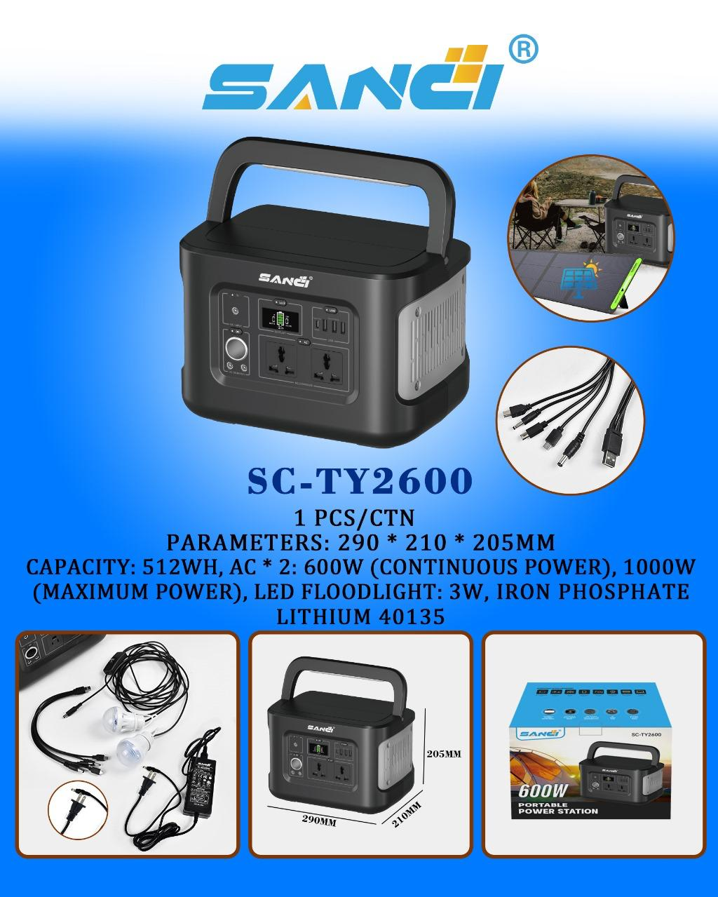 Estación de Energía SANCI (600 W) - Imagen 2